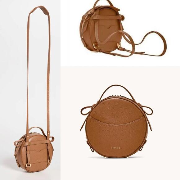 SENREVE Handbags - New SENREVE Circa Bag In Chestnut pebble leather